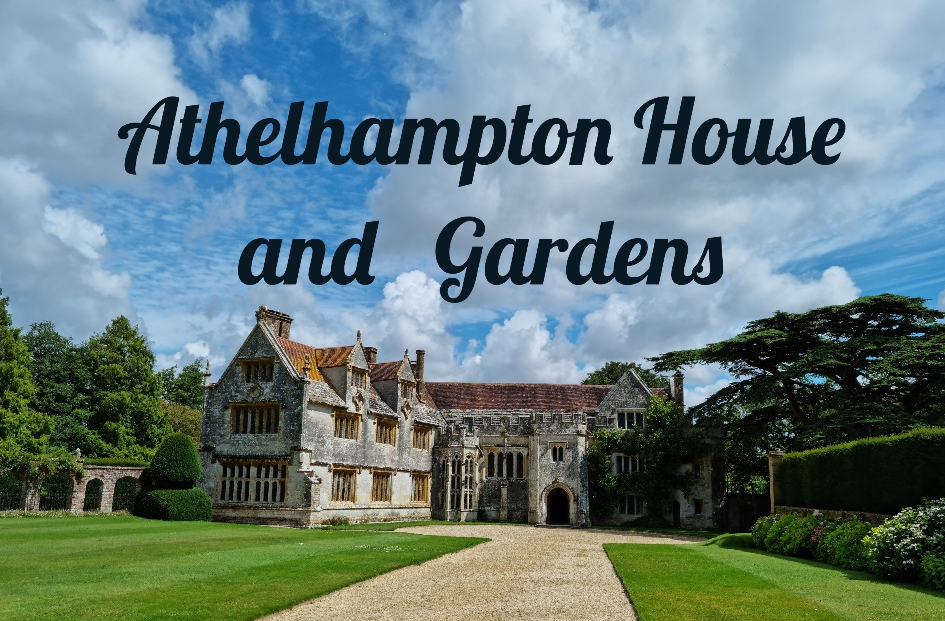 Athelhampton House and gardens in Dorchester Dorset