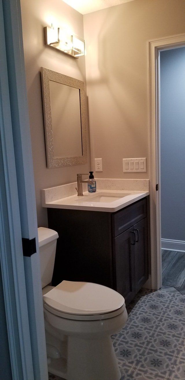 Bathroom Vanity And Toilet — Orange Park, FL — Custom Quality Builders LLC