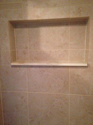 Built-In Shower Shelf — Orange Park, FL — Custom Quality Builders LLC