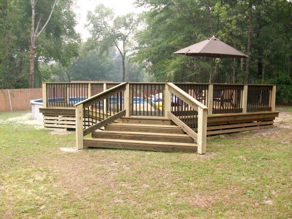 Deck In Backyard — Orange Park, FL — Custom Quality Builders LLC