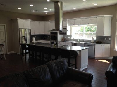 Kitchen White Cabinets — Orange Park, FL — Custom Quality Builders LLC