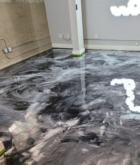 Epoxy floor coating