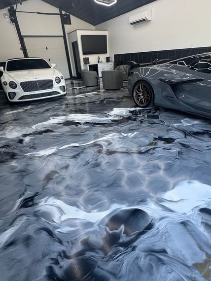 Epoxy floor coating