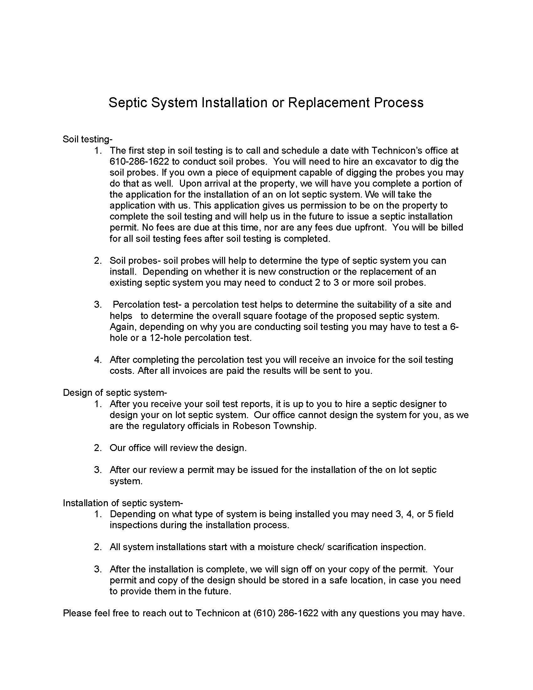 General Description of The Sewage Management Program