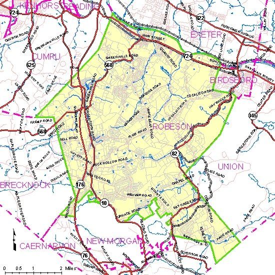 Robeson Township Map