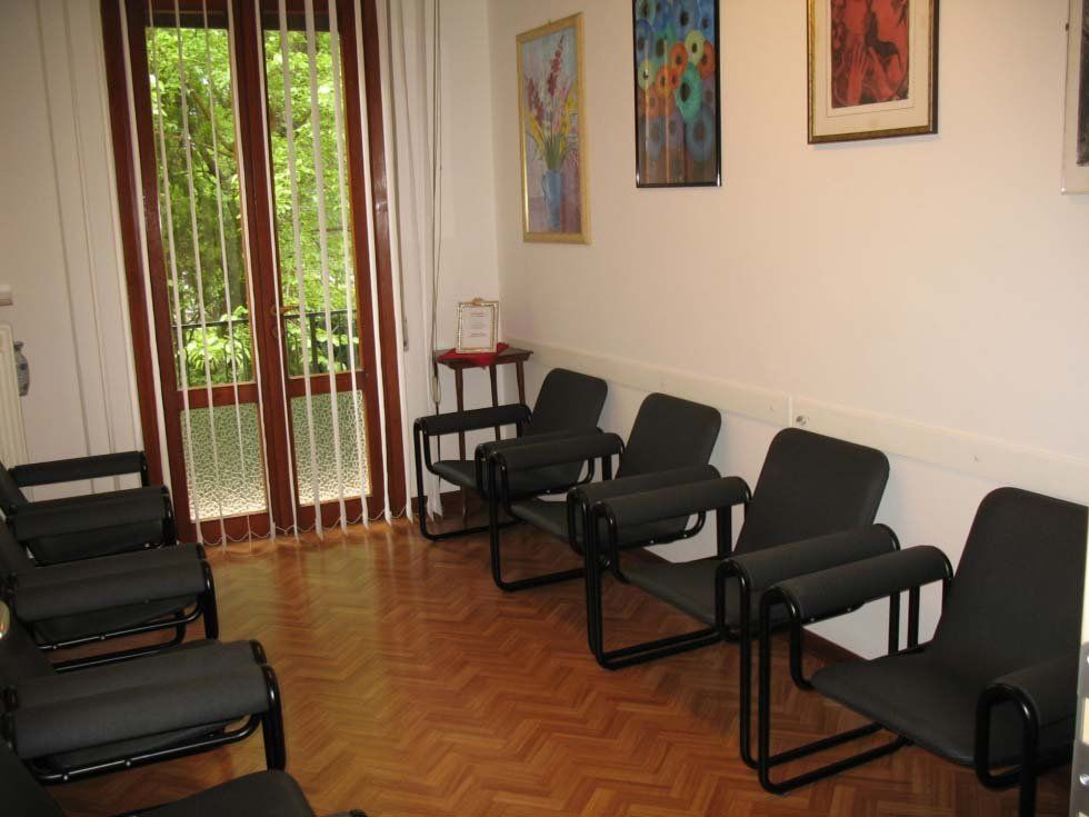sala d'attesa presso studio ottico