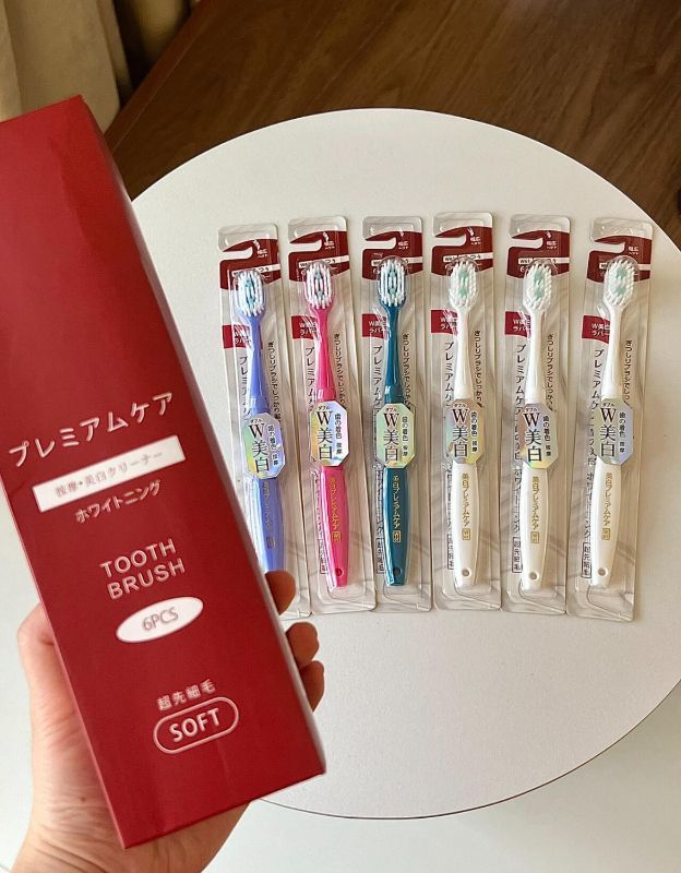 日本按摩點軟毛牙刷組