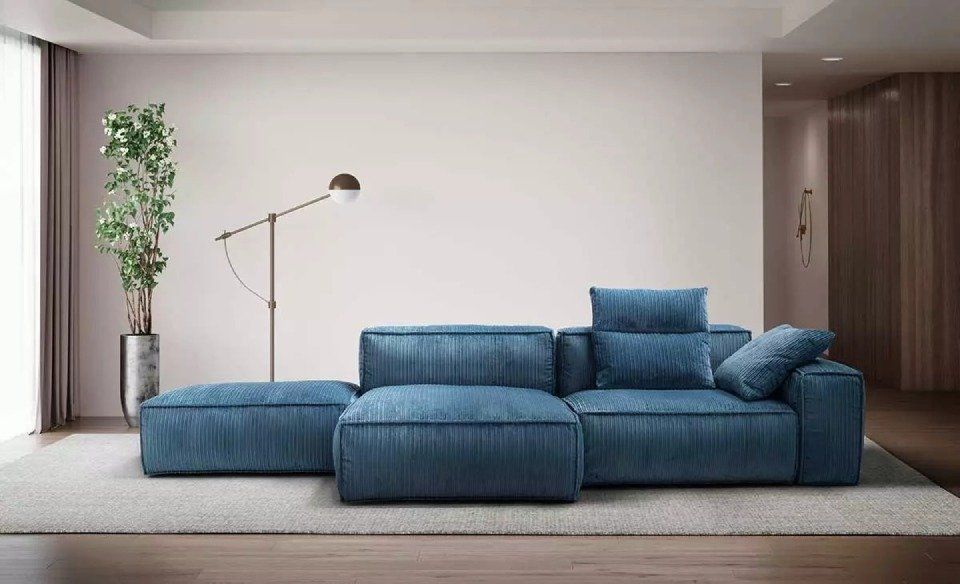 divani a salerno blu componibile