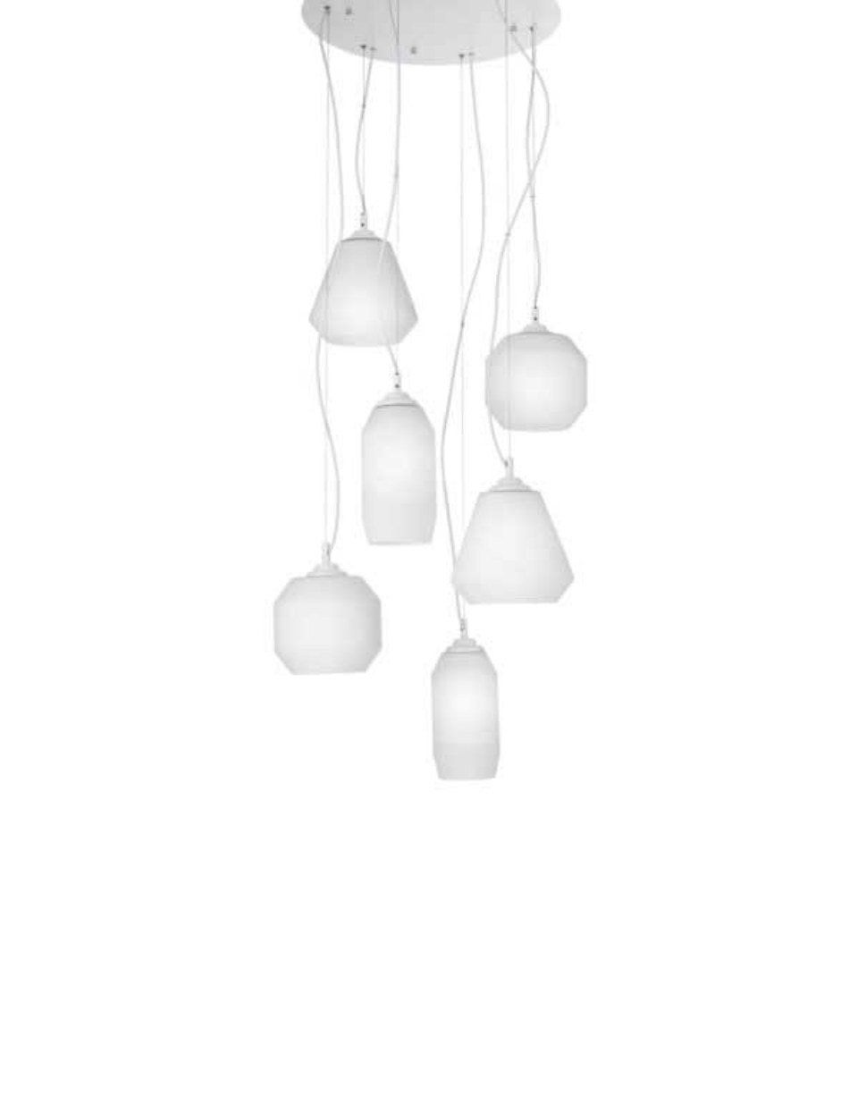 lampadario con 6 luci