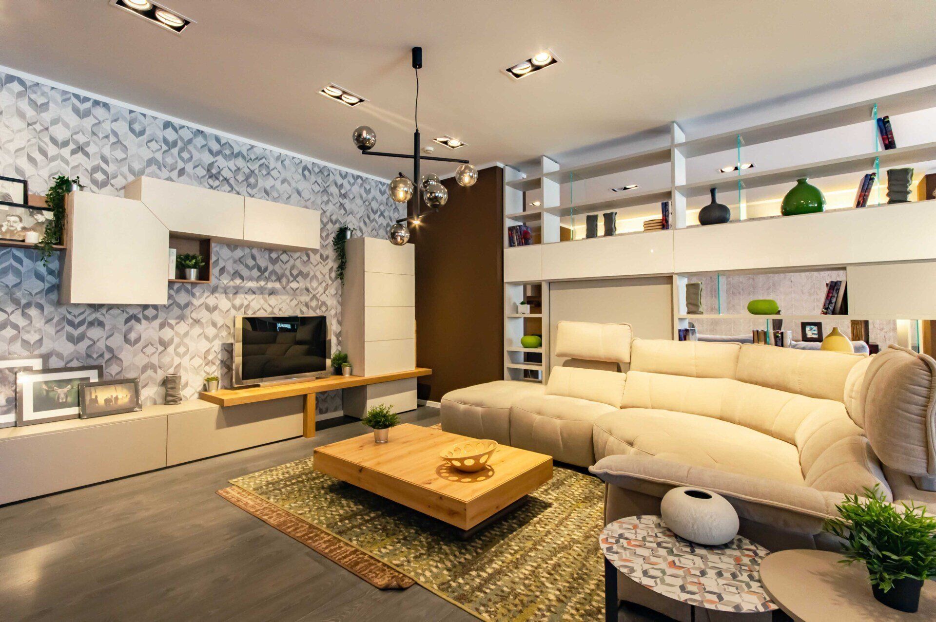 allestimento zona living