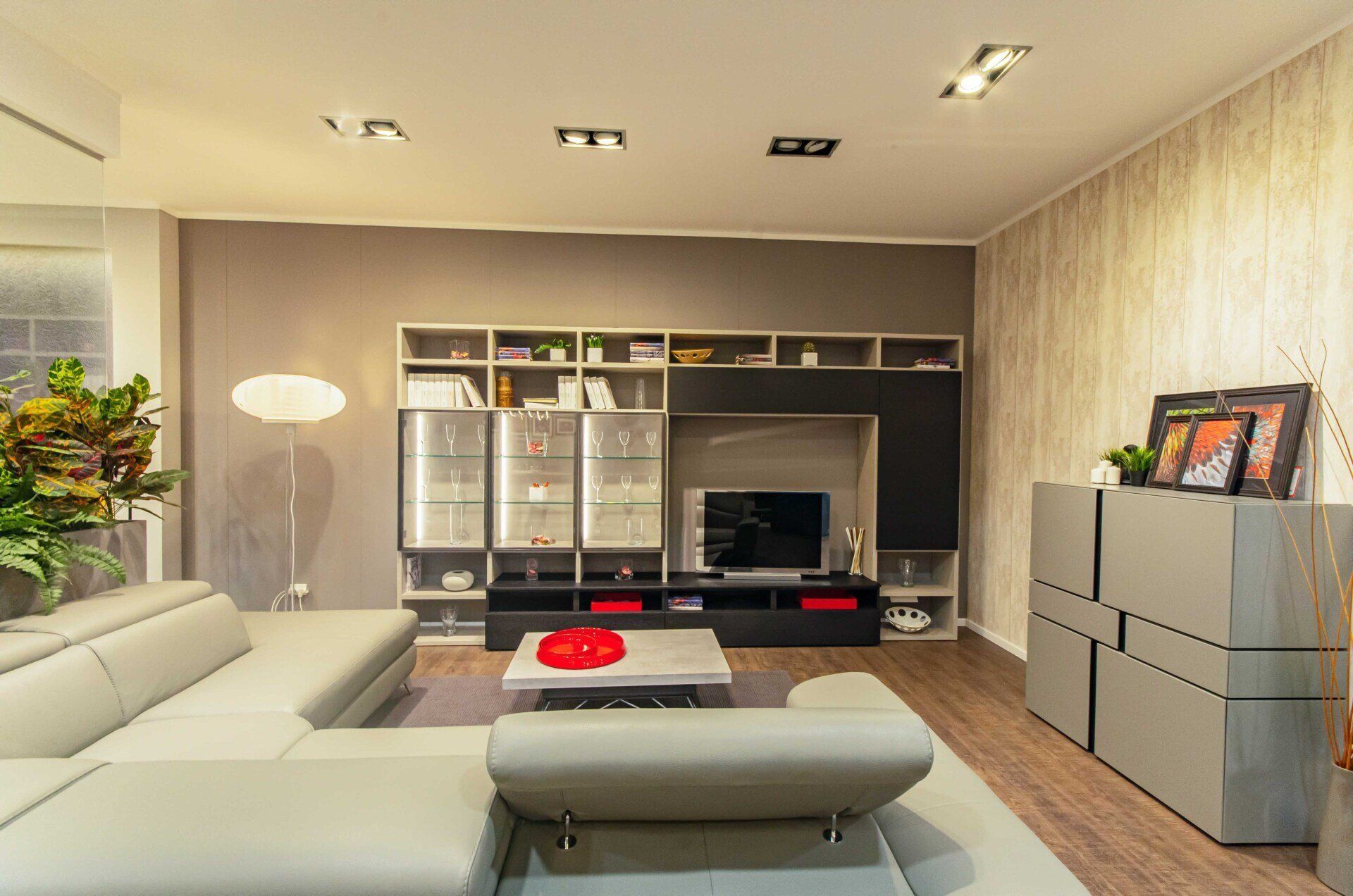 allestimento zona living