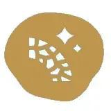 A blue circle with a white icon of a shoe on it.