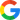 Google logo: Colorful letter G with blue, red, yellow, and green sections.
