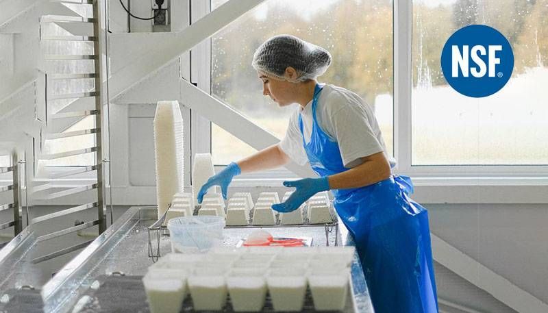 Certificación NSF para productos industria alimentaria
