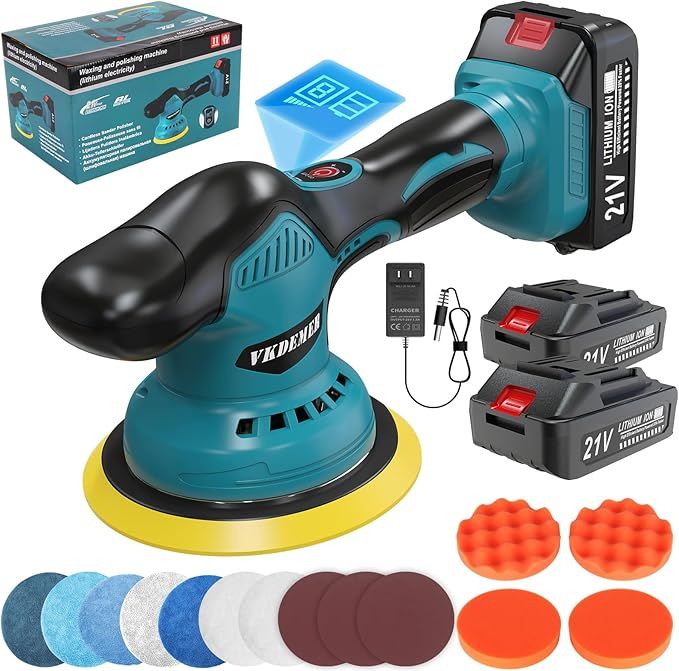 Cordless car buffer polisher