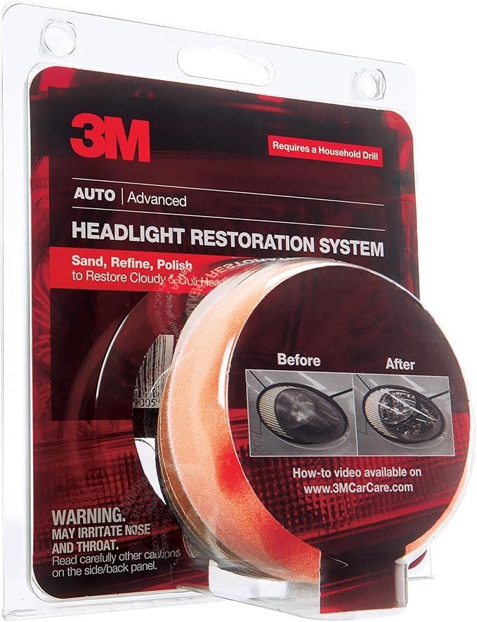 3M headlight lens restoration kit