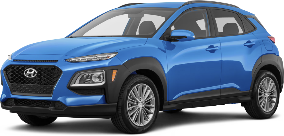 2018 Hyundai Kona in Blue - losing Value
