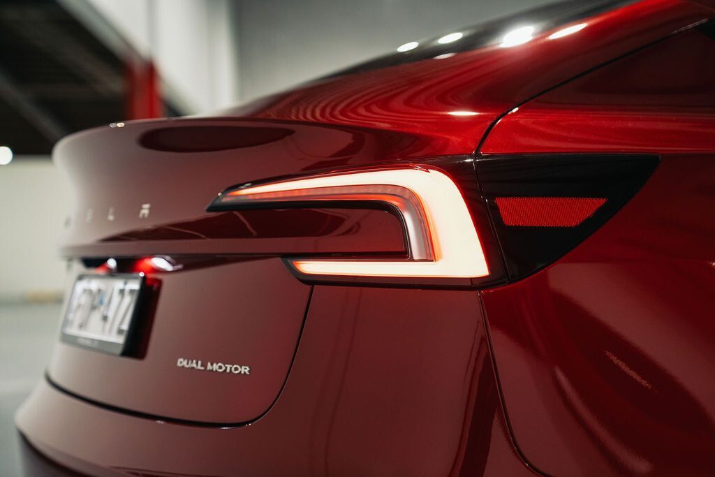 Tesla Model 3 Performance tail light