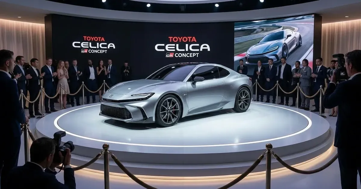 A concept image of the 2026 Toyota Celica