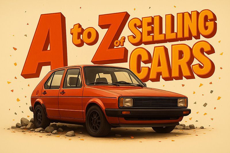 A-Z of Selling of Selling Cars Terms