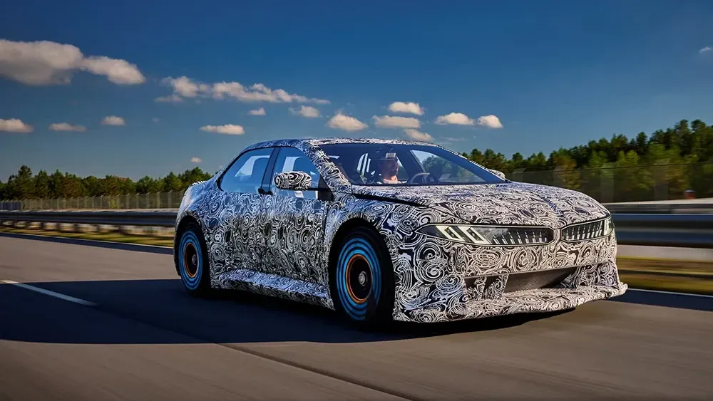 The 2027 BMW M3 EV Leaked on a test track
