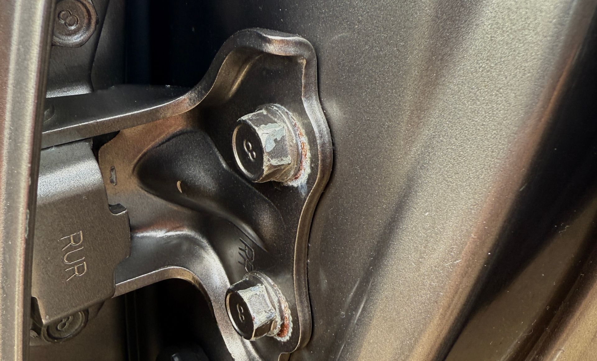 A Close up Of a Door Hinge on A Car — Sell Any Car Fast in Eagle Farm, QLD