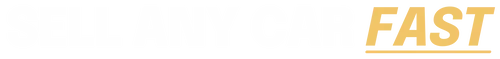 Sell Any Car Fast Word Logo - Reversed
