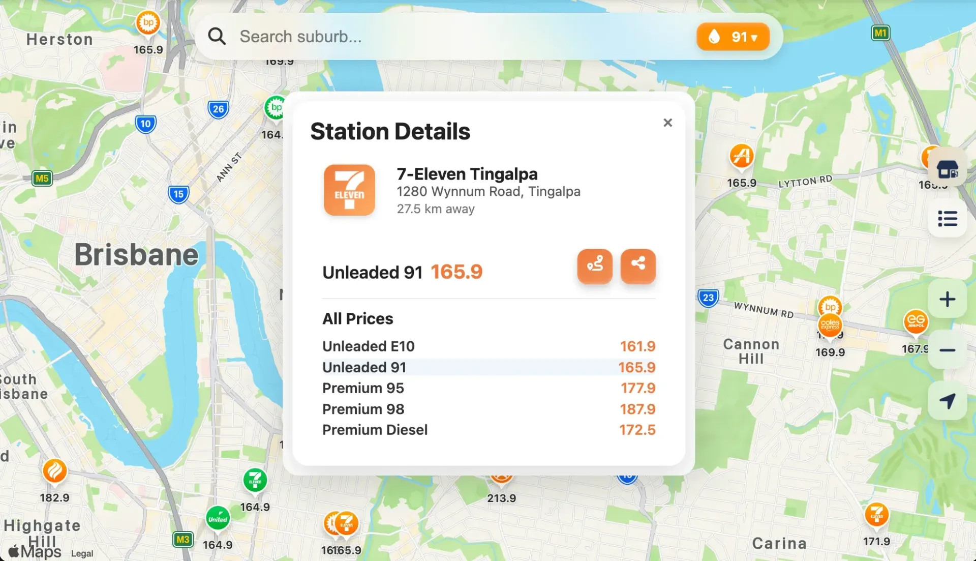 Cheap Fuel Near You Map