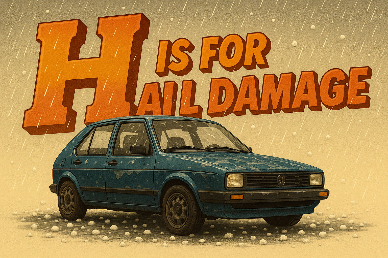 H is for Hail Damage