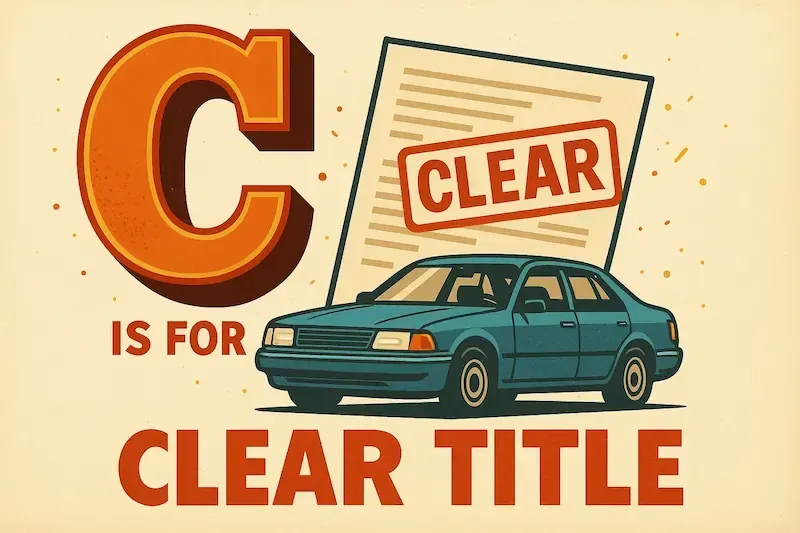 Clear Title Image | Sell Any Car Fast Brisbane, QLD