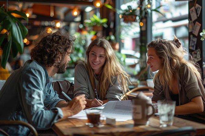 Negotiating the best price at a cafe