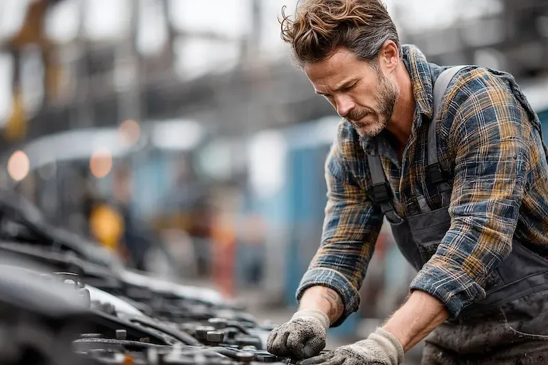 Finding parts at a wrecker