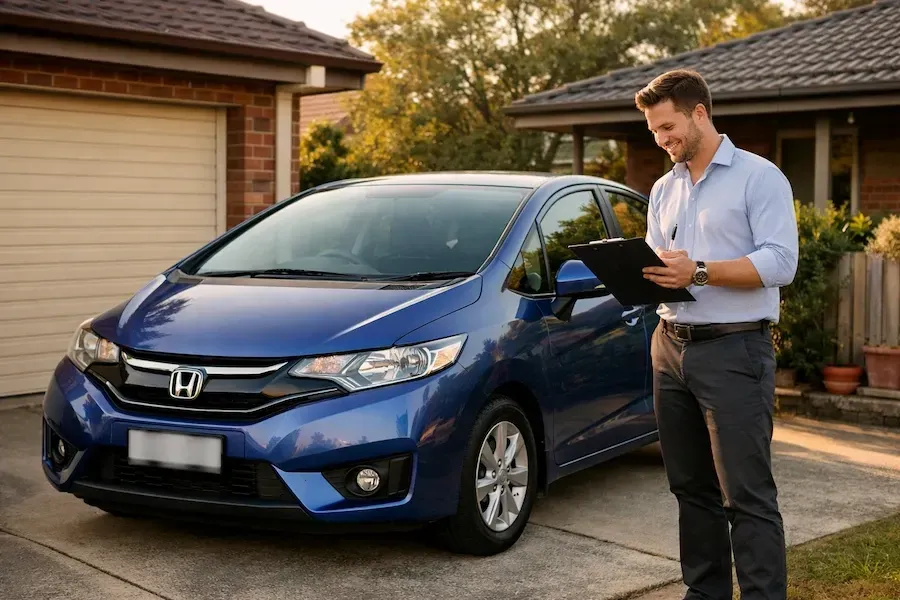 A Honda Jazz is getting a car valuation