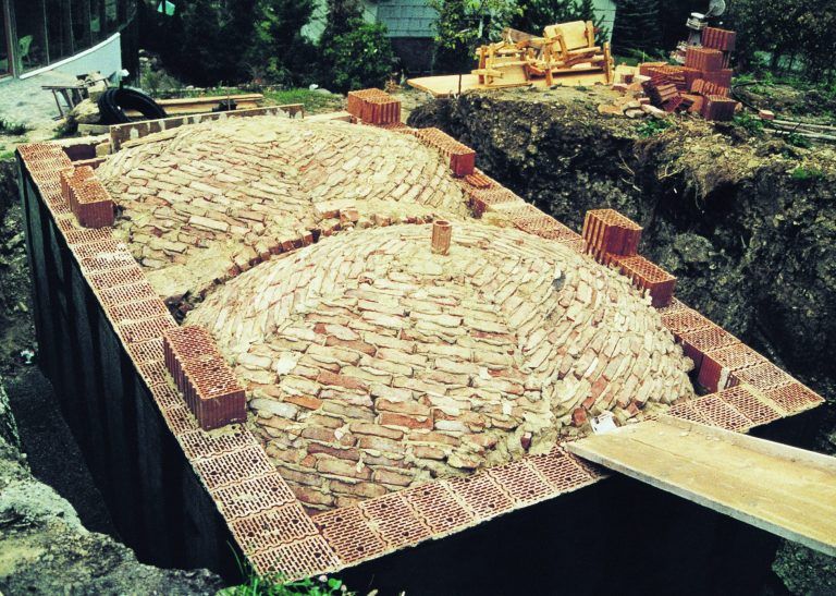 Neubau eines Weinkellers