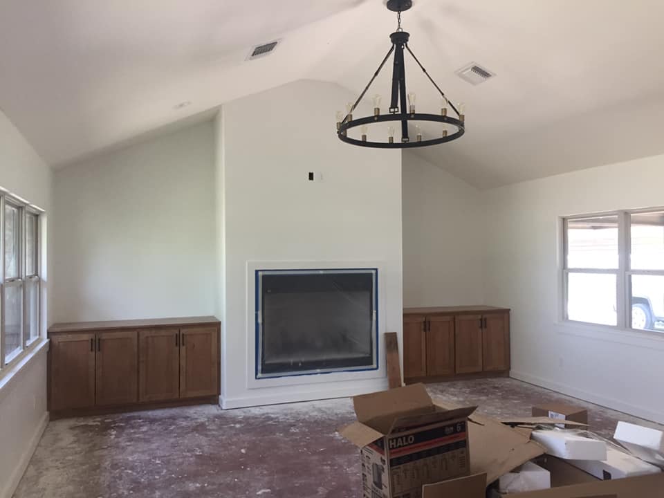 Cabinets and Fireplace — Stephenville, TX — Bill Cogburn Construction, Inc.