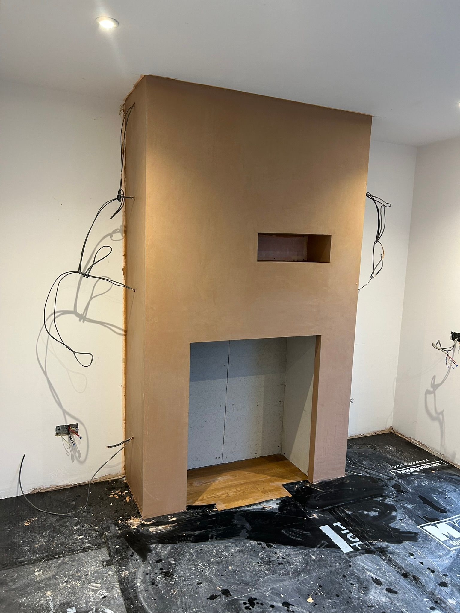 False-Chimney-Downlight-installation