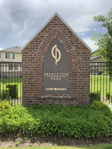 princeton park sign