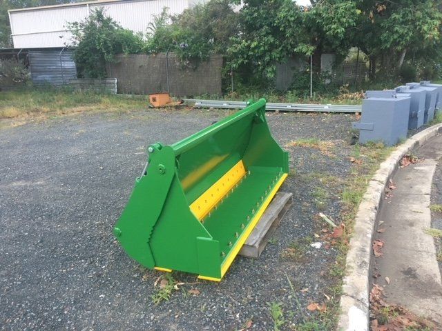 Green And Yellow 4 in 1 Bucket - Machinery Repair Service in Wingham, NSW