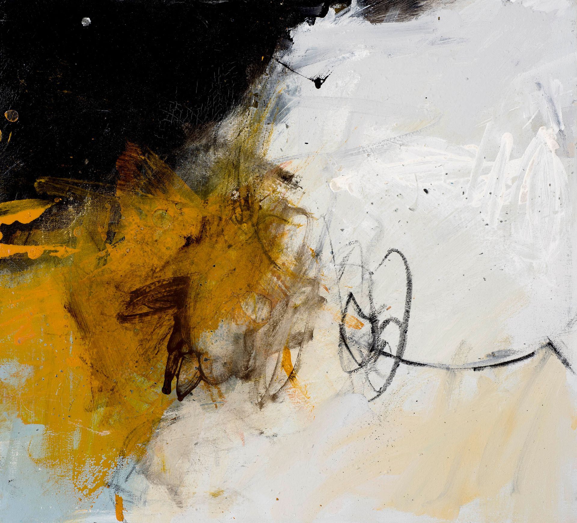 Flood and Ebb 6 Oil and Charcoal on Canvas 45cm x 50cm x 3cm £1200