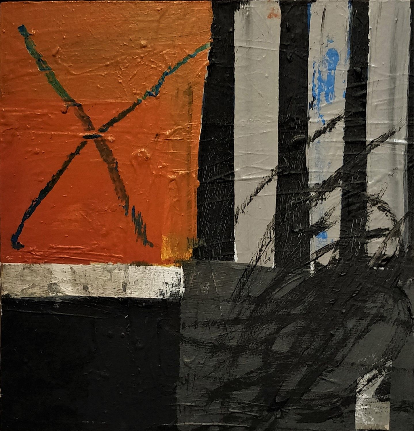 Shadow Stack 4 Oil on Board 25cm x 25cm £675