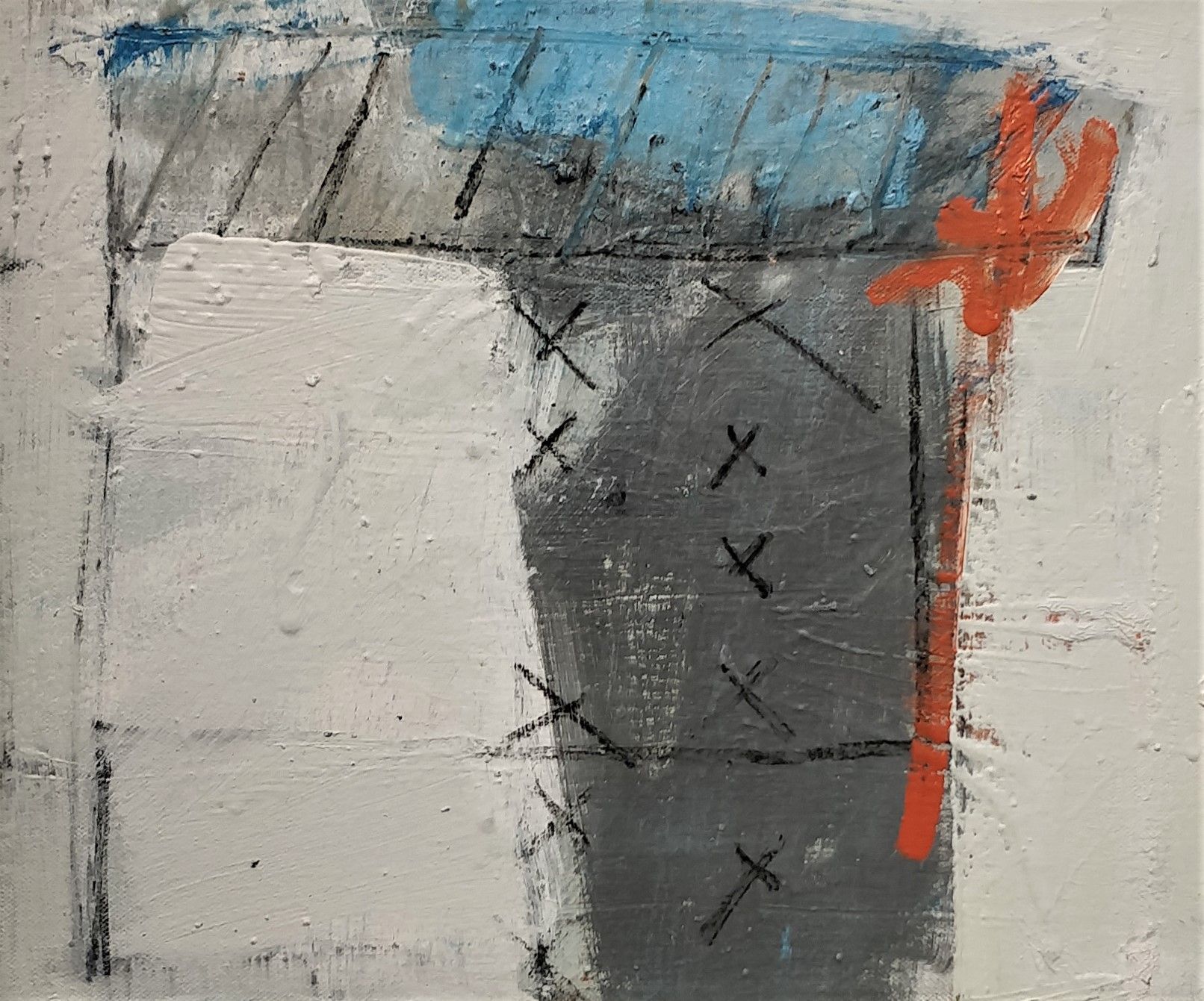 Study for Waterzones VIII Oil on Canvas 26cm x 30cm framed £675