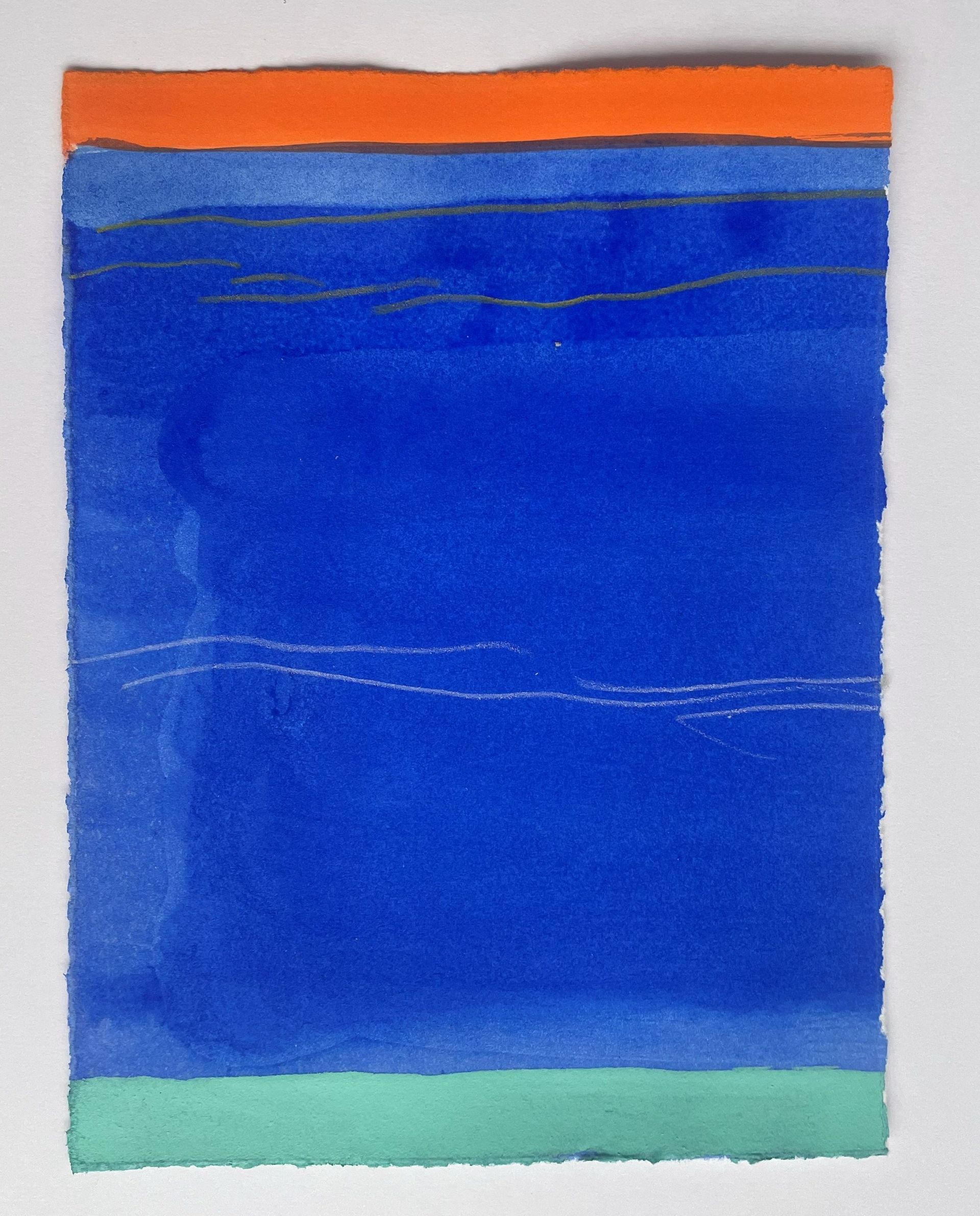 Phase Shift Oil on Arches 88 19cm x 14cm framed 33cm x 25cm £220