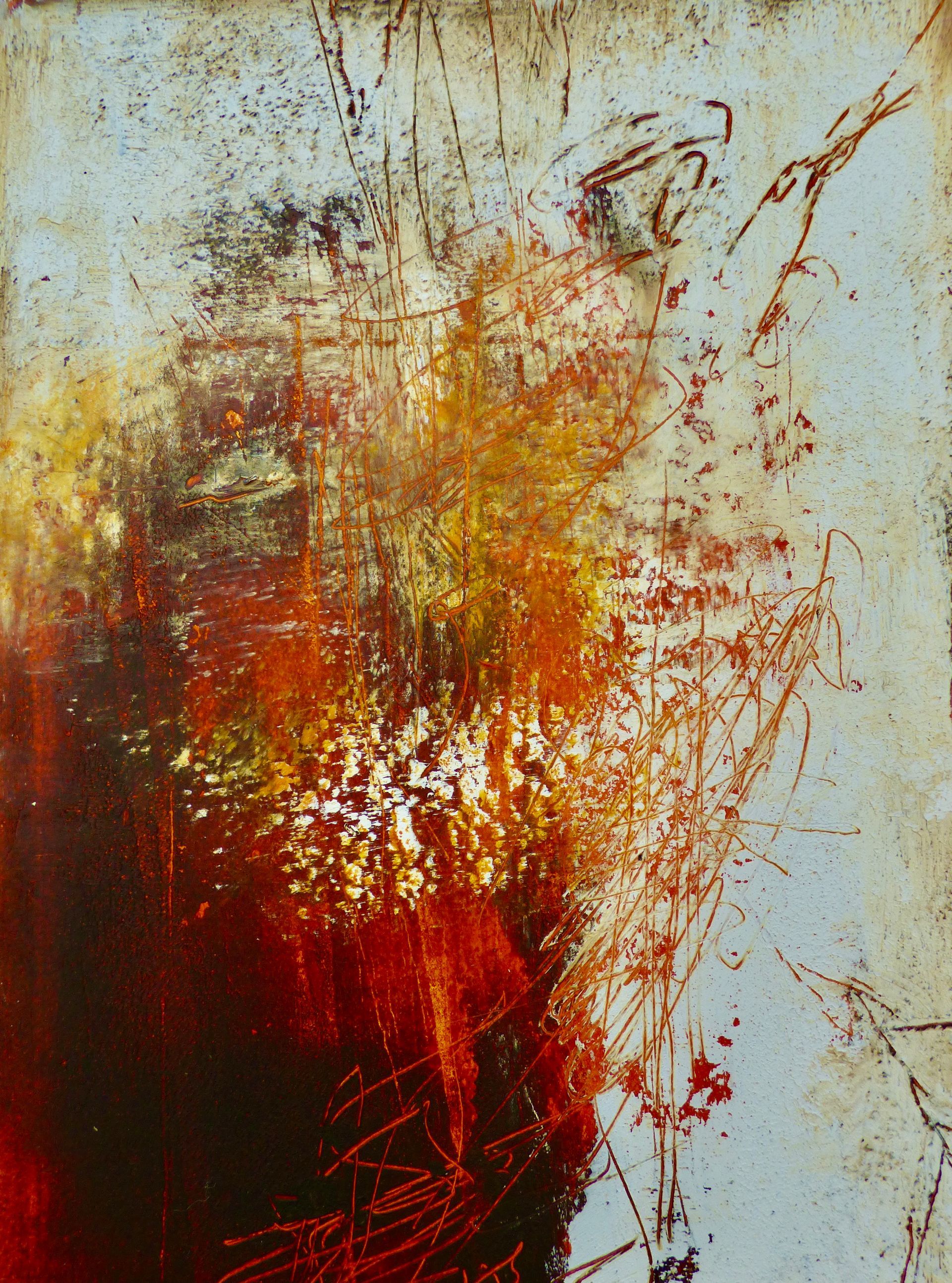 Ballinglen Hedgerow I Oil and Cold Wax on Arches Paper 30cm x 22cm £295