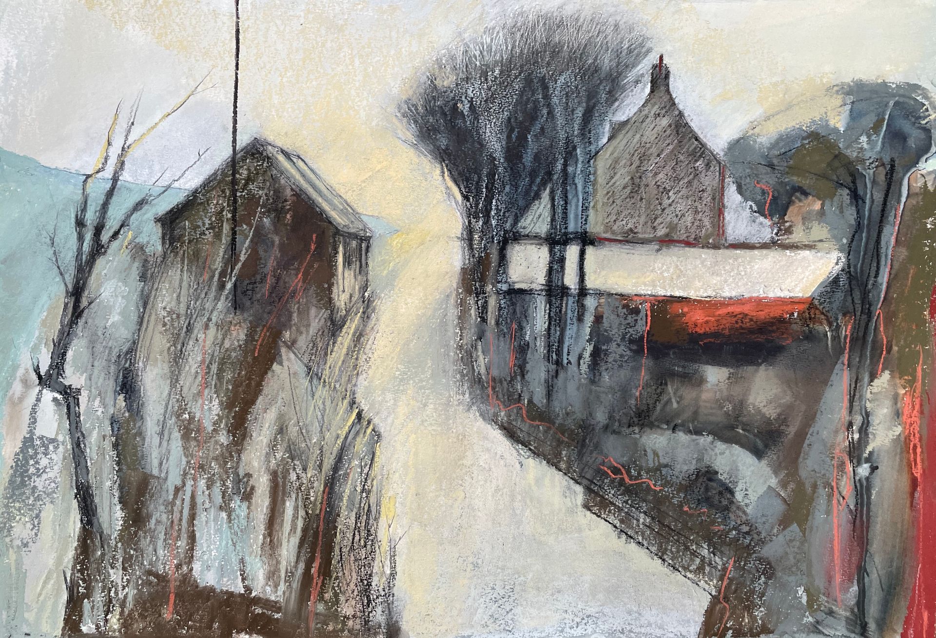 Start of the Thaw Mixed Media 76cm x 58cm £1050.