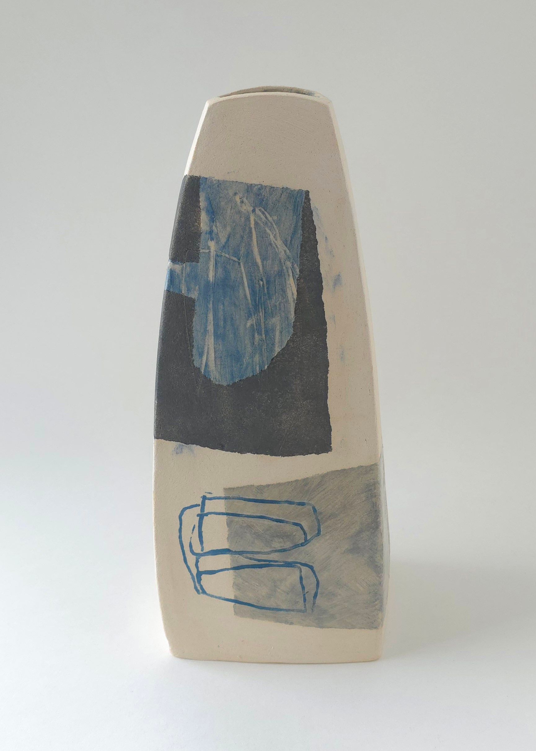 Vessel LV Stoneware 27cm tall SOLD