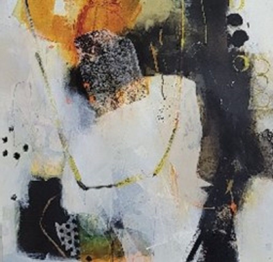 Secure, Mixed Media, 58cm x 58cm, SOLD