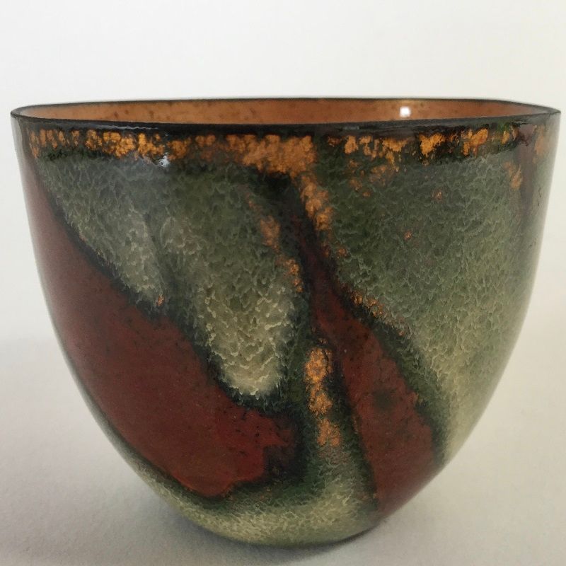 Volcanic, Enamel on copper vessel, 5.5cm x 6.5cm, £110