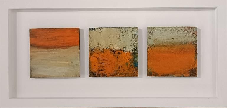 Equinox V Oil and Mixed Media on Wooden Panel 22cm x 46cm £275