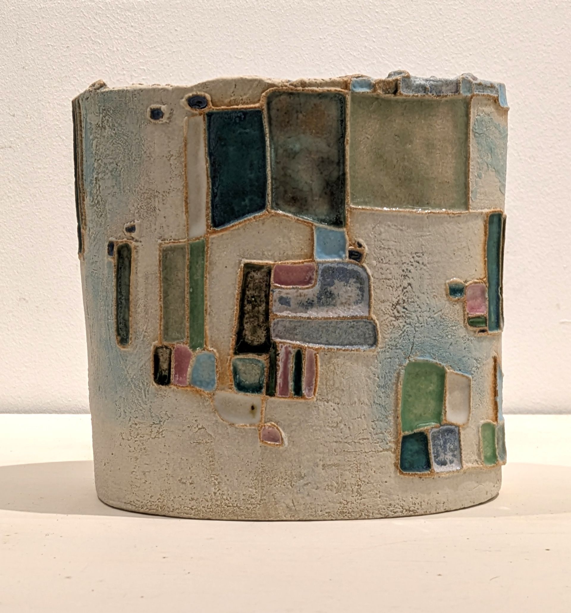 Vessel M Carved Stoneware 16cm x 15cm £170