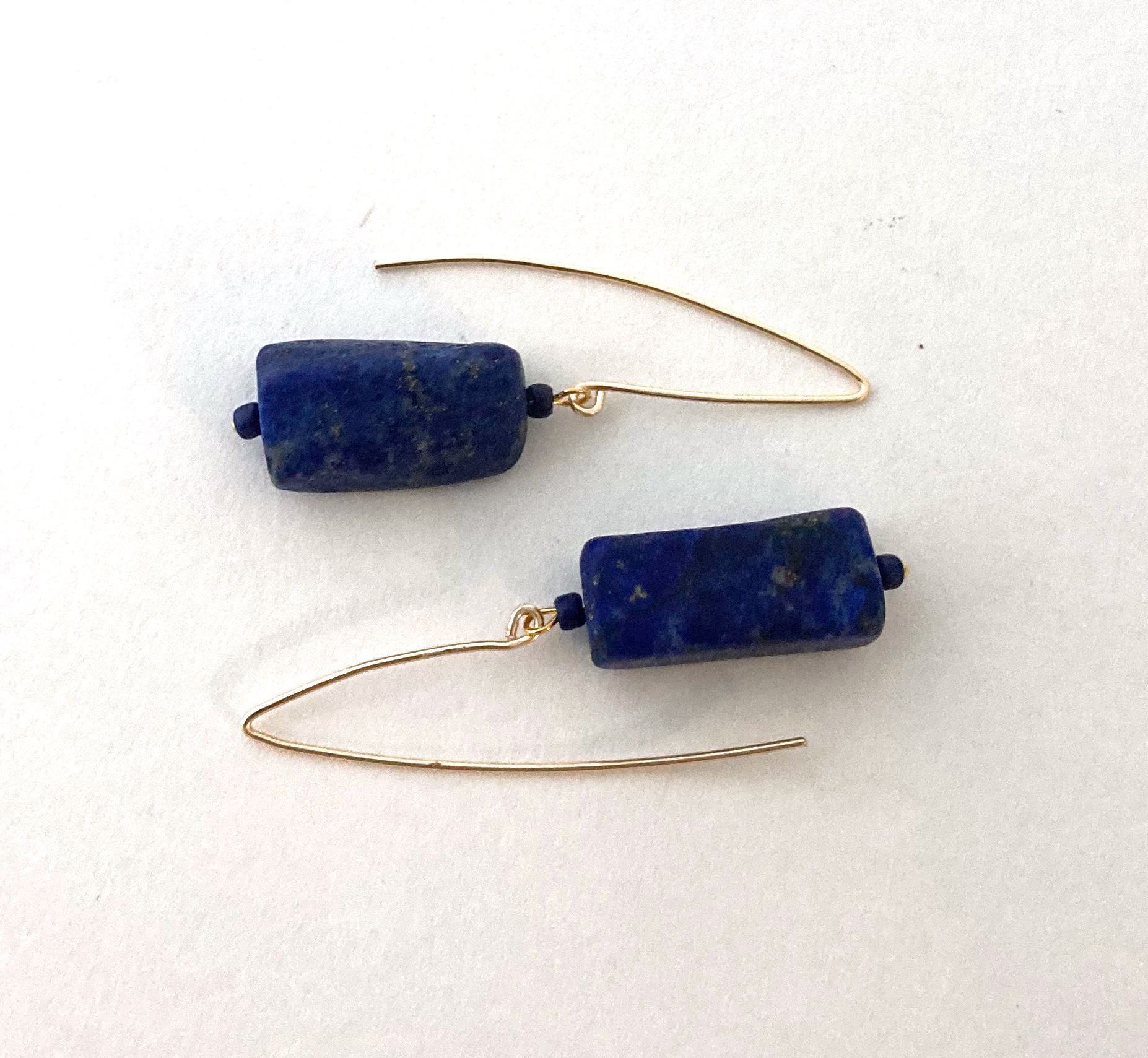 Lapis Nugget Earrings SOLD